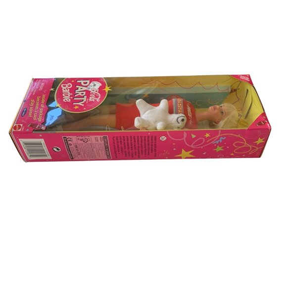 Barbie Special Edition Coca-Cola Party Doll 22964 Mattel 1998 Polar Bear NRFB - Picture 7 of 7